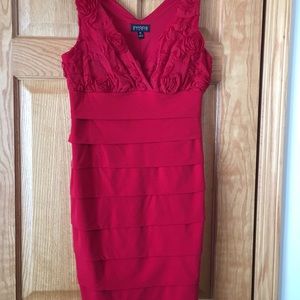 Cute, fancy, red dress